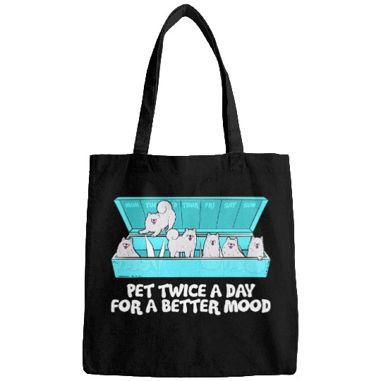 Dog Samoyed Siberian Samoyed Owner Happiness Bags