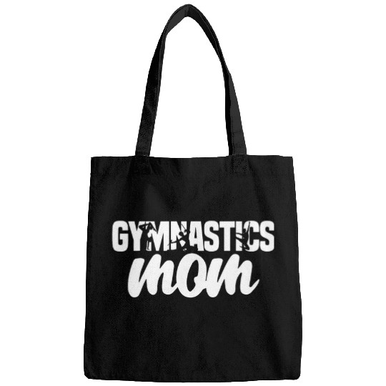 Proud Gymnastics Mom Cute Gymnast Parent Mama Gym Womens Bags