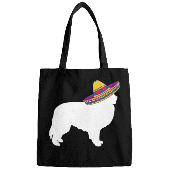 Great Pyrenees Sombrero Cinco De Mayo Funny Dog Bags