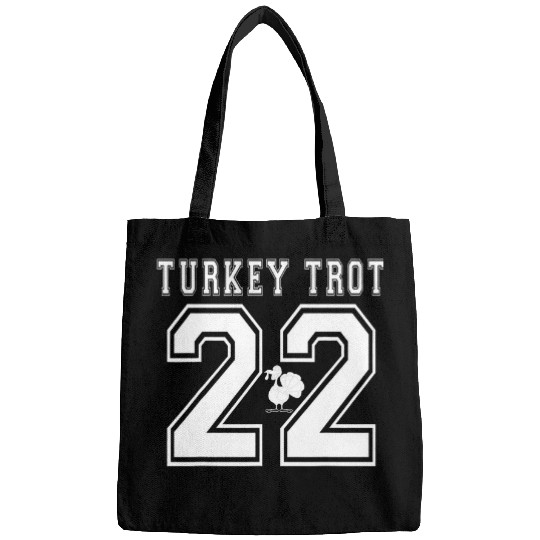 Lacrosse Gift Turkey Trot Funny Fall Marathon Runner Thanksgiving Bags