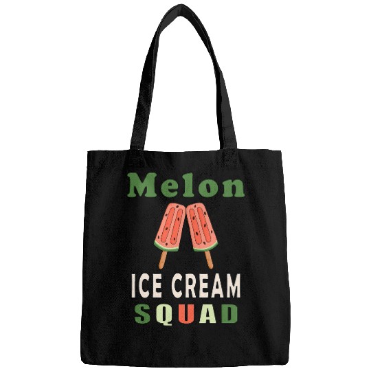 Melon Ice Cream Squad Melon Funny Costume Bags