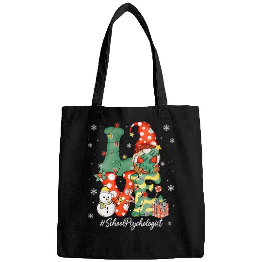 Love School Psychologist Psychology Gnomes xmass Tree Lights Bags