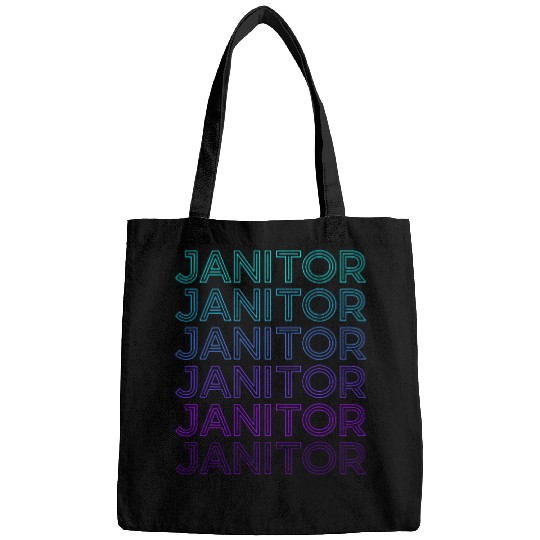 Janitor Custodian Retro Cleaner Bags