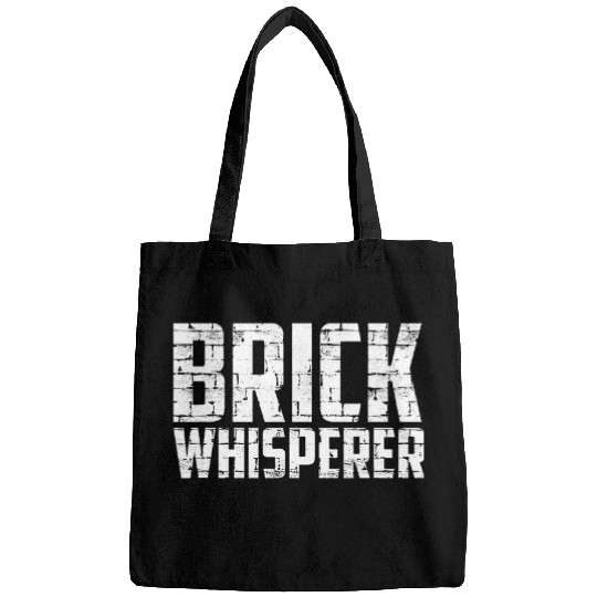 Brick Whisperer for construction workers Bags