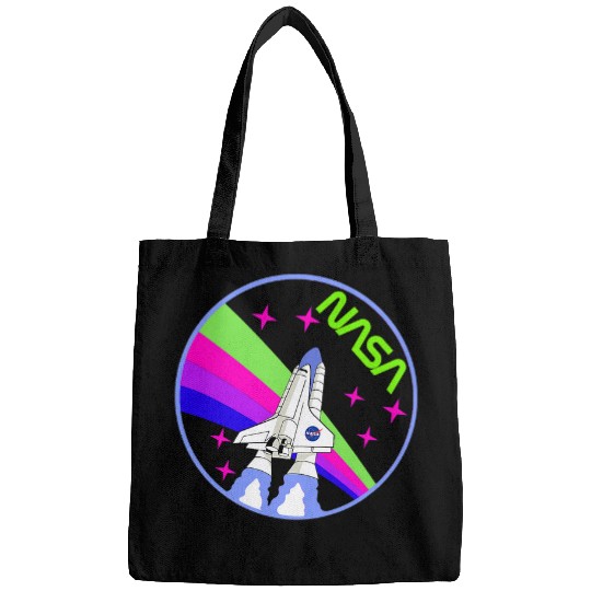 Lacrosse Gift NASA Space Shuttle Worm Logo Rainbow Bags