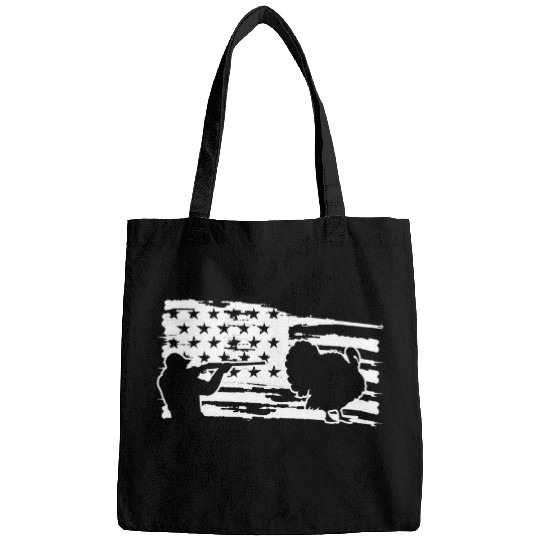 Turkey Hunting Patriotic American Flag Turkey Hunter Bags