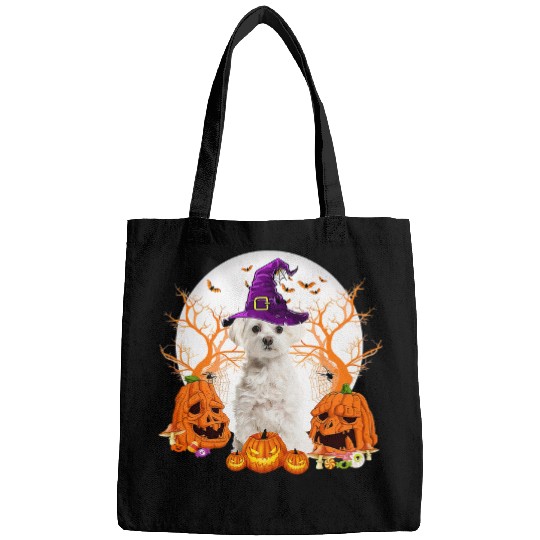 Dog Maltese Halloween Maltese Dog Jack O Lantern Pumpkin 35 Bags