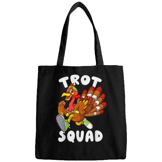 Turkey Trot Squad Funny Thanksgiving Day Running Gift Bags