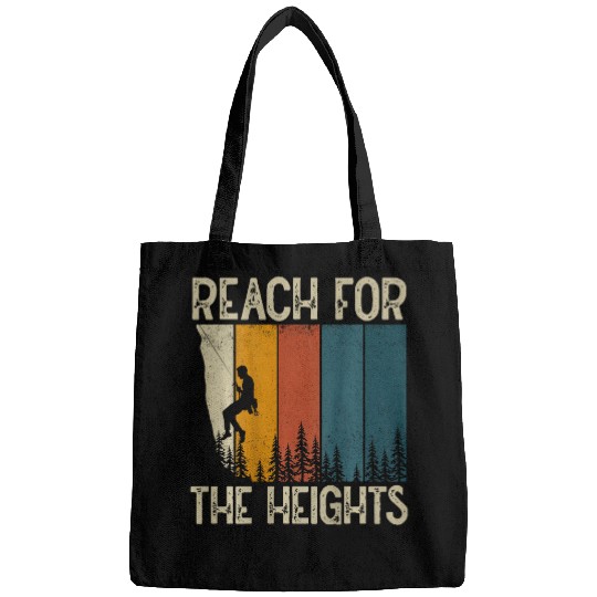 Reach For The Heights Backprint Rock Climbing Bags