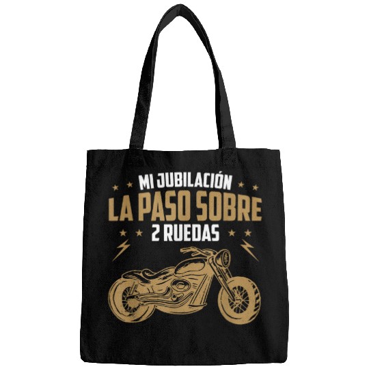 Discover Mens Motorcycle Biker Gift Motorcycle My Retirement Plan Bags