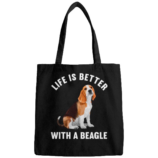 Funny Beagle Design For Men Women Kids Beagle Dog Lovers Bags