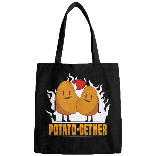 Potato Vegetable Food Pun Hilarious Foodie Couple Love Joke Bags