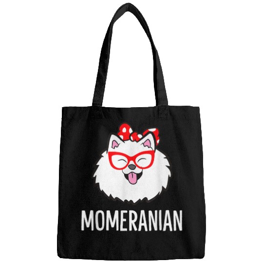 Momeranian Funny Pomeranian Mom Pet Lovers Bags