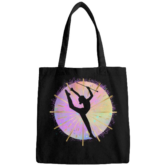 Motivational Rhythmic Gymnastics Women Kids Youth Girls Pink Bags