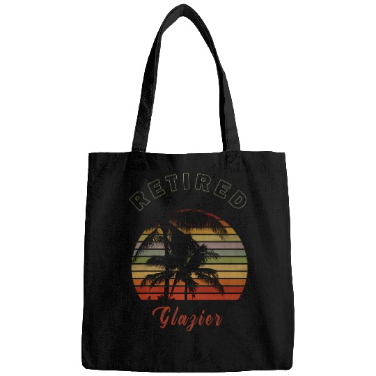 Discover Retired Glazier Retirement Gift Beach Bags