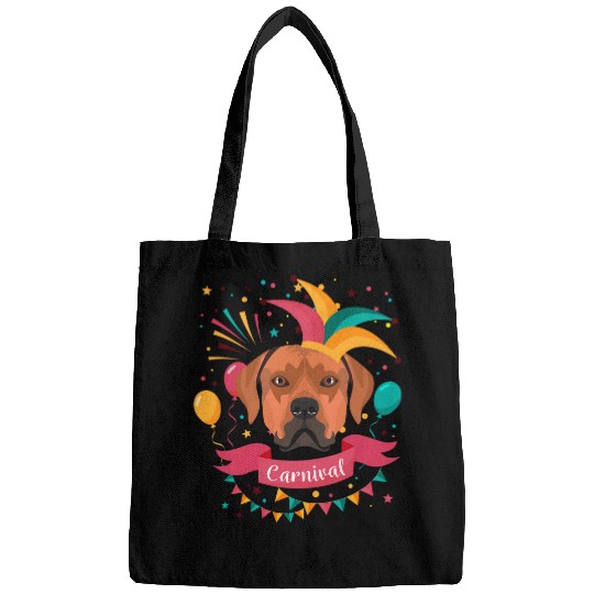 Rhodesian Ridgeback carnivals Madi Gras Bags
