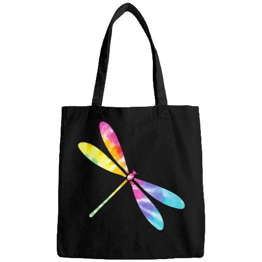 Pretty Tie Dye Dragonfly Bags