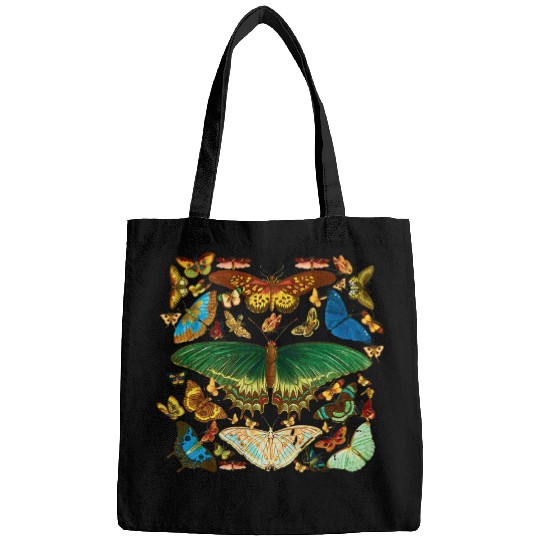 vintages Inspired Butterfly Chart Beautiful Butterflies Bags