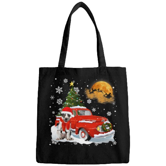 Dog Great Dane vintages Wagon Red Truck Christmas Tree Pajamas125 Bags