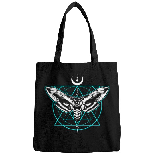 vintages Occult Moth Gothic Nu Goth Third Eye Witchcraft Bags