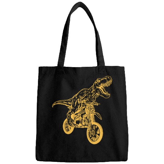Motocross Dinosaur Dirtbike Dino 2Dirt Bike Dinosaur Bags