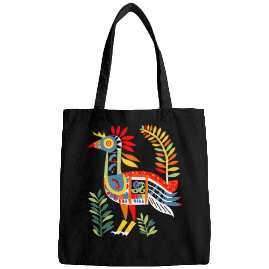 Mythical Bird in American Pacific Northwest Coast Art Style Bags