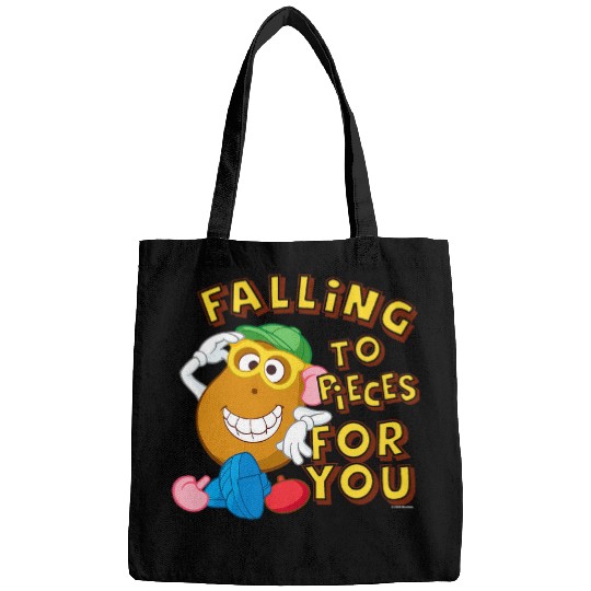 Mr Potato Head Falling To Pieces For You Funny Portrait Bags