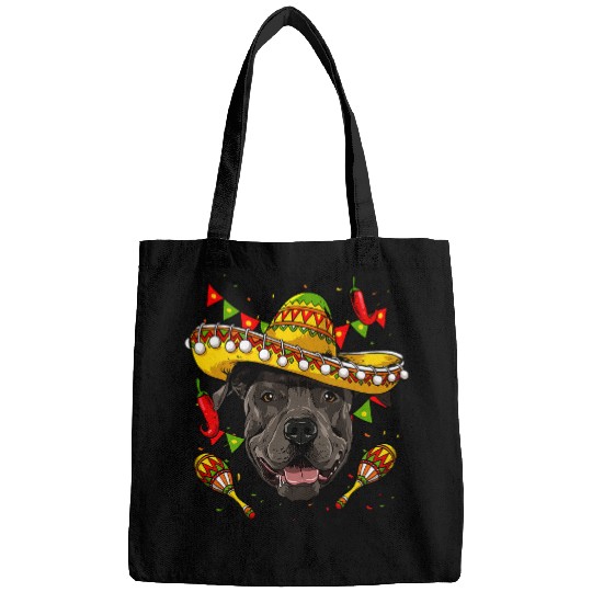 Mexico Cinco de Mayo American Pit Bull Terrier Mexican Party Bags