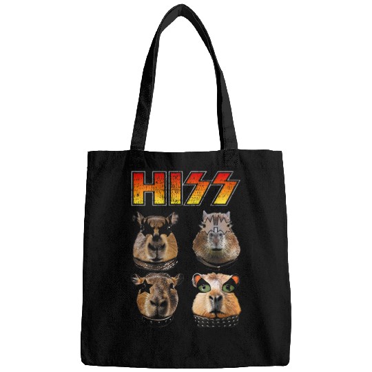 Hiss capybaras Animals Lover Cute Kawai Classic Art Capybaras Bags