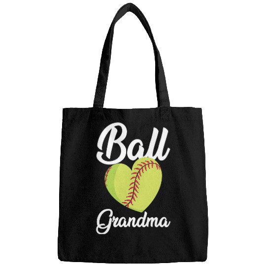 Mothers Day Softball Player Nana Ball Grandma Softball Bags