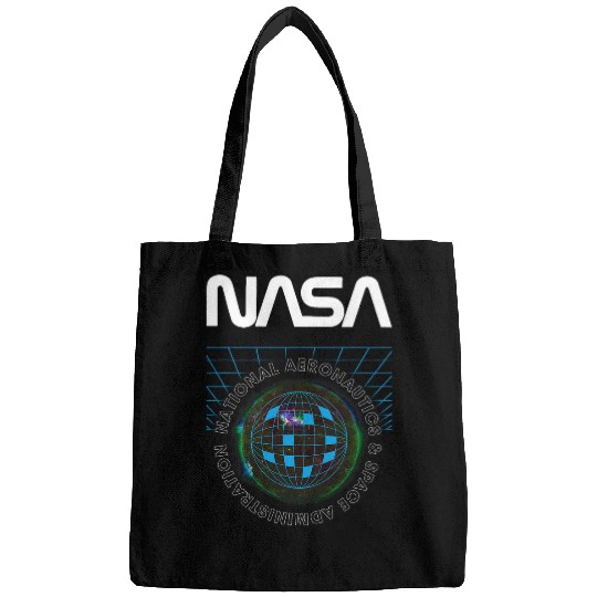 NASA Globe Retro Art Bags