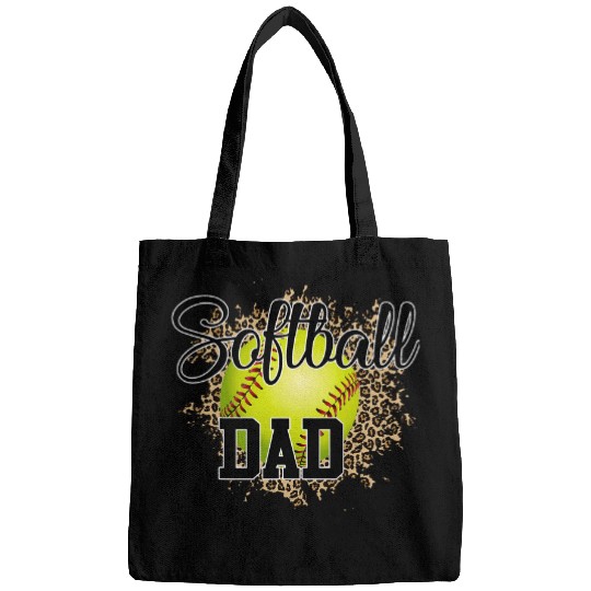 mens proud softball dad softball dad coach Bags