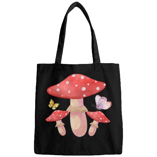 Mushrooms and Butterflies Bags