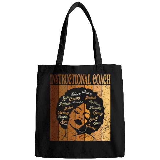 Instructional Coachs Afro African Women Black History Month 2 Bags
