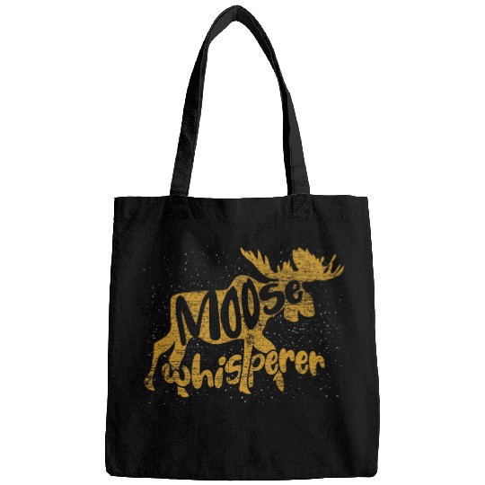 Wildlife Animal Lover Elk Antler Moose Whisperer Moose Bags