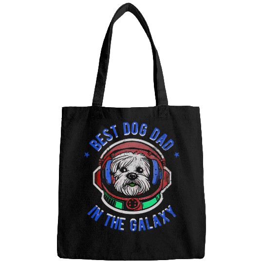 Dog Maltese The Best Maltese dog Dad in the galaxy Maltese 2 Bags