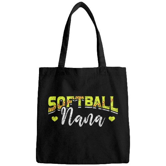 Softball Nana Mothers Day Softball Player Sports Softball Bags