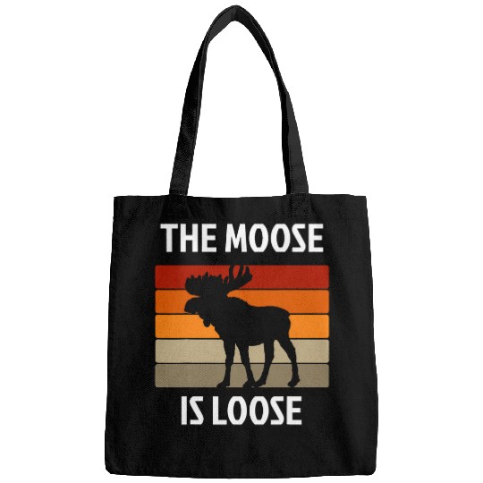 vintages The Moose is Loose Retro Sunset Bags