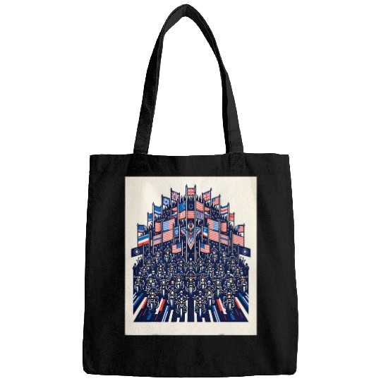 Discover Patriotic Motorcycle Rally Bags