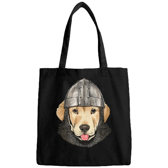 Labrador Lab Dog Medieval Labrador Knight Warrior Dog Lover 3 Bags