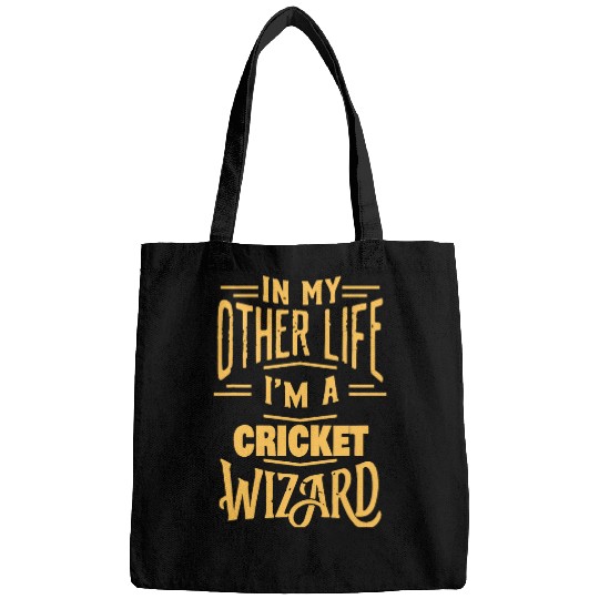 Im A Cricket Wizard Funny Cricket Player Bags