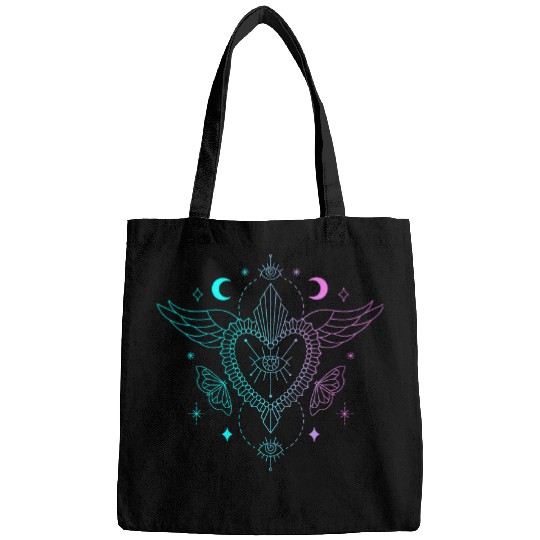 Occult Wicca Witchcraft Magical Magic Pastel Goth Bags