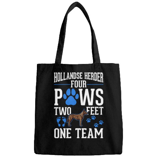 Discover Hollandse Herder four paws two feet one team 1 Bags