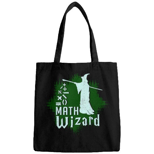 Math Wizard Mathematics Mathematician Bags
