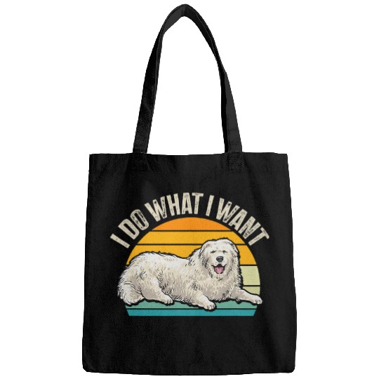 Retro vintages Great Pyrenees Dog Bags