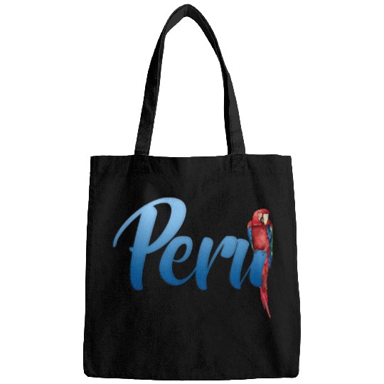 Peru Scarlet Macaw Parrot Machu Picchu Birdwatcher Bags