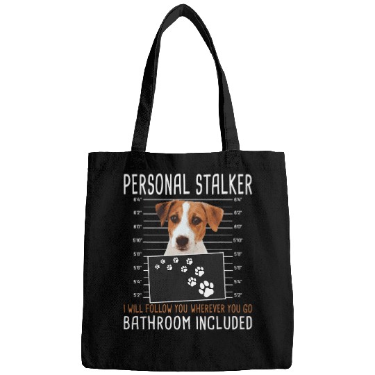 I Will Follow You Wherever You Go Jack Russell Terrier Bags