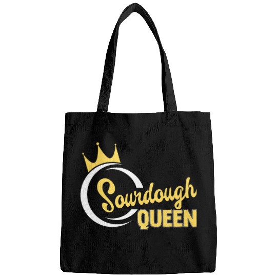 Sourdough Baker Bread Baking Funny Bakery Sourdough Queen Bags