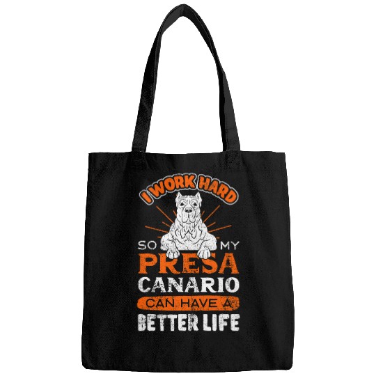 Presa Canario Dog Owner Breeder Fur Parent Canary Mastiff Bags
