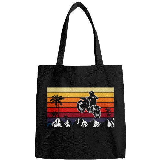 Retro Dirt Bike Design Motorcycle Motocross Bags